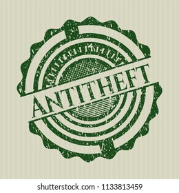 Green Antitheft distress rubber seal