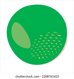 Ilustración del vector de diseño de Apple verde
