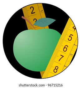 Green Apple Diet Icon