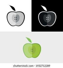 Logo "Grüner Apfel, frisches Obst"