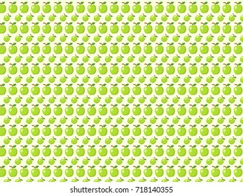 Green apple Fruit Illustration background