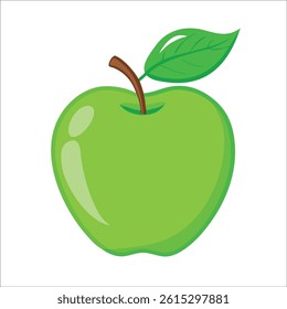 Green Apple Fruit Single Isolated