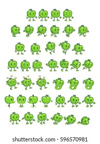 Green Apple Game Sprites 
Suitable for side scrolling, action, adventure, and endless runner game.