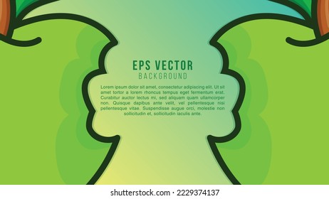 Green Apple Gradient Line Shape Background Abstract EPS Vector