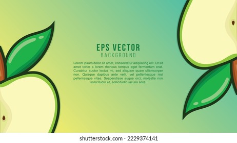 Green Shape Gradient Abstract