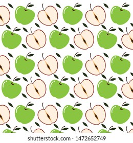 The green apple pattern for design