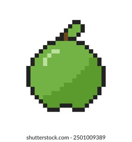 green apple pixel art for your needs