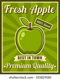 Green Apple Poster