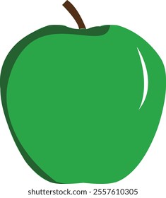 green apple vector fruitty good