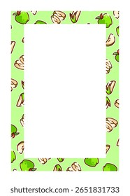 GREEN APPLE WALLPAPER SIMPLE CUTE VECTOR – UNIQUE BACKGROUNDS FOR DESIGN, EDITING, OR PRINT – FRESH FRUIT AESTHETIC PACK