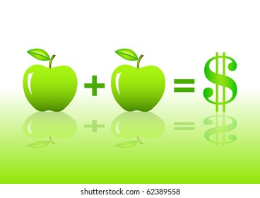 Green apples