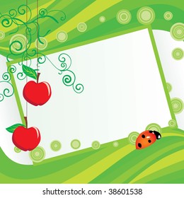 green apples frame