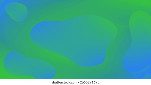 Green Aqua Gradient mesh abstract background Modern Wallpaper screen design