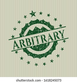 Green Arbitrary distressed with rubber seal texture