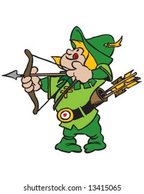 Green Archer Aiming