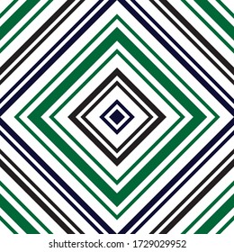 Green Argyle diagonal striped seamless pattern background suitable for fashion textiles, graphics