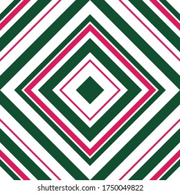 Green Argyle diagonal striped seamless pattern background suitable for fashion textiles, graphics