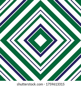 Green Argyle diagonal striped seamless pattern background suitable for fashion textiles, graphics