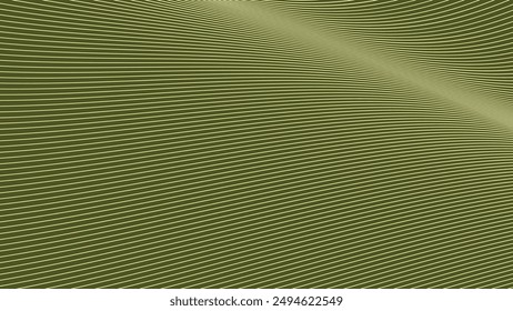 Fondo abstracto del ejército verde con la línea de la curva para el fondo o la presentación