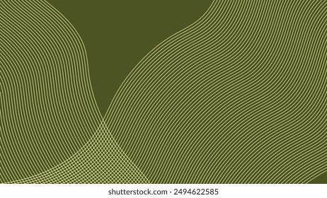 Green army abstract background with curve line for backdrop or presentation