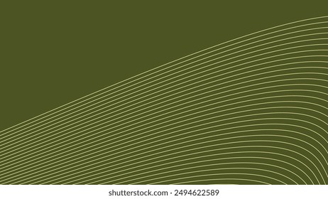 Green army abstract background with curve line for backdrop or presentation