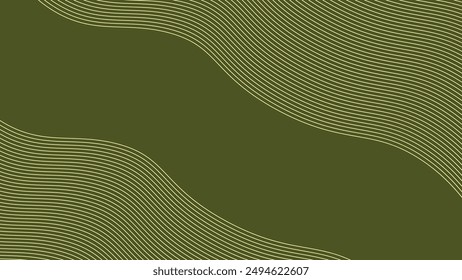 Green army abstract background with curve line for backdrop or presentation