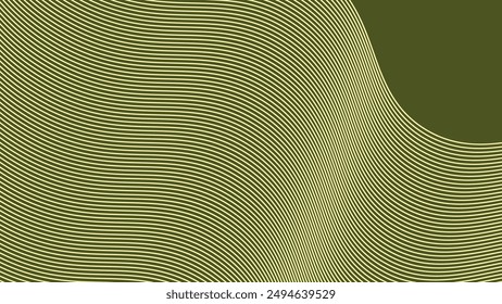Green army abstract background with curve line for backdrop or presentation