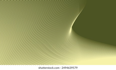 Green army abstract background with curve line for backdrop or presentation