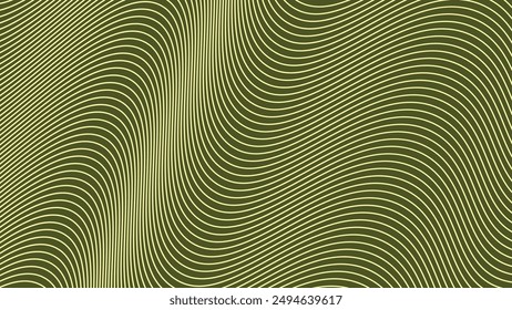 Green army abstract background with curve line for backdrop or presentation