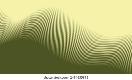 Green army abstract background with curve line for backdrop or presentation