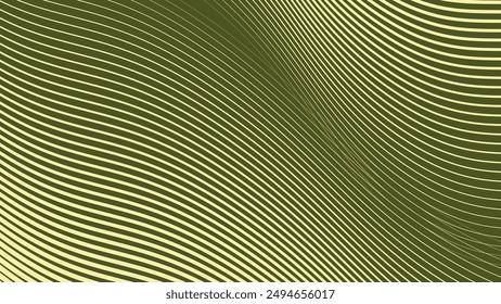 Abstrakter Hintergrund der grünen Armee mit Kurvenlinie für Hintergrund oder Präsentation