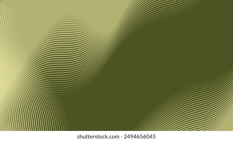 Green army abstract background with curve line for backdrop or presentation