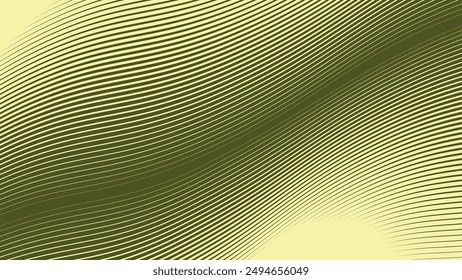 Fondo abstracto del ejército verde con la línea de la curva para el fondo o la presentación