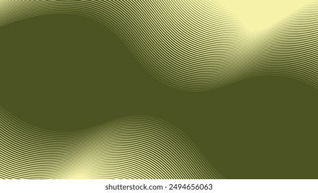 Green army abstract background with curve line for backdrop or presentation