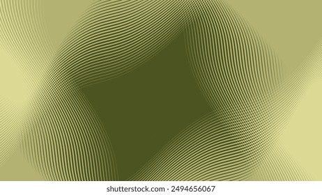 Green army abstract background with curve line for backdrop or presentation