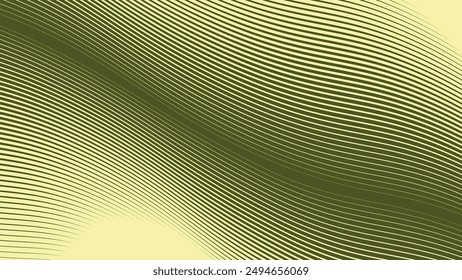 Fondo abstracto del ejército verde con la línea de la curva para el fondo o la presentación
