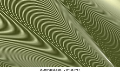 Green army abstract background with curve line for backdrop or presentation