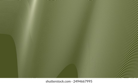 Green army abstract background with curve line for backdrop or presentation