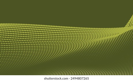 Green army abstract background with curve line for backdrop or presentation
