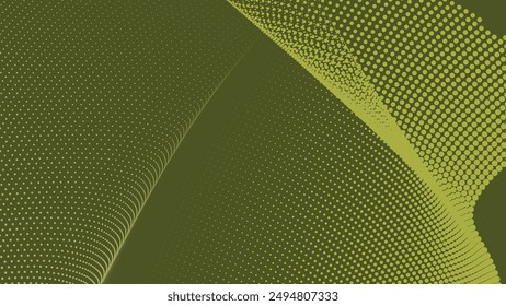 Green army abstract background with curve line for backdrop or presentation