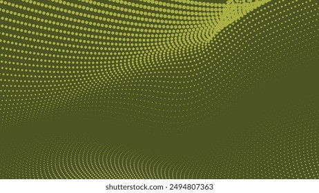 Green army abstract background with curve line for backdrop or presentation