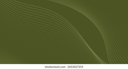 Green army abstract background with curve line for backdrop or presentation. vector illustration