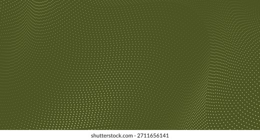 Fundo abstrato do exército verde com linha de curva para fundo ou apresentação