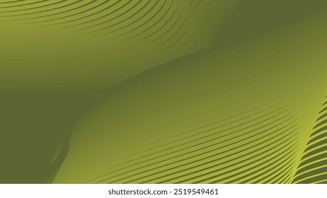 Green army abstract background with stripes curve line for backdrop or presentation