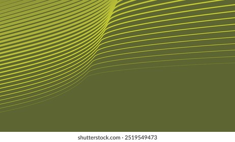 Green army abstract background with stripes curve line for backdrop or presentation