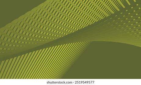 Fondo abstracto del ejército verde con la línea curva de las rayas para el telón de fondo o la presentación
