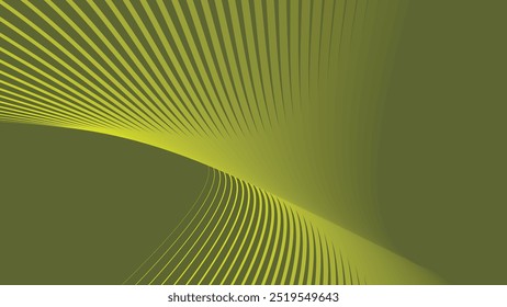 Green army abstract background with stripes curve line for backdrop or presentation