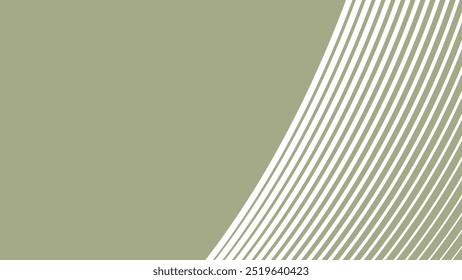 Green army abstract background with stripes curve line for backdrop or presentation