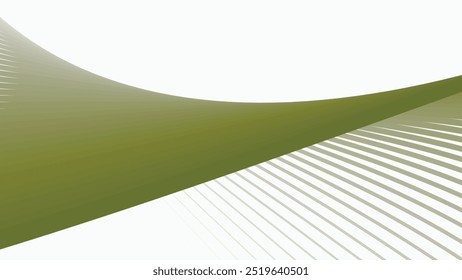 Fondo abstracto del ejército verde con la línea curva de las rayas para el telón de fondo o la presentación