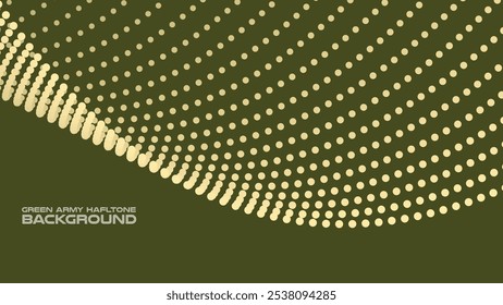 Green army halftone abstract background for backdrop or presentation